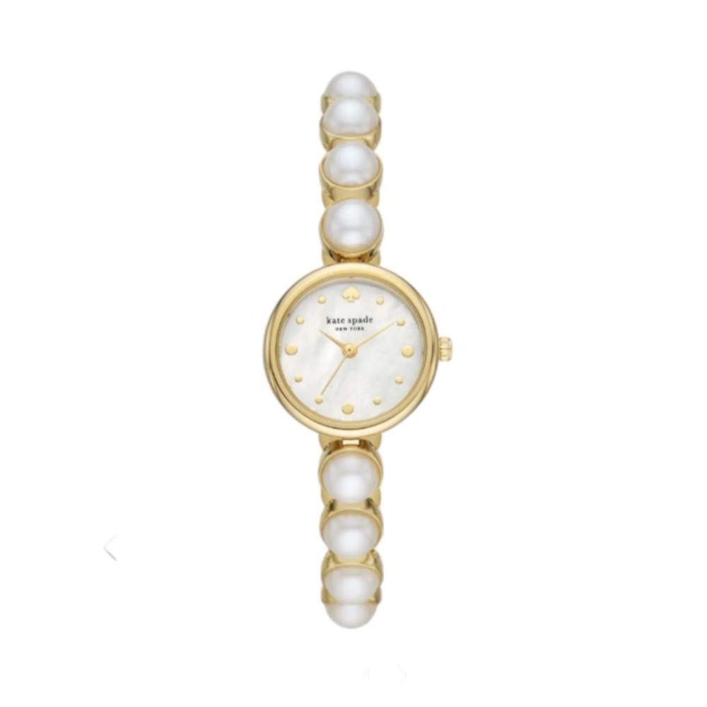 Kate Spade New York Monroe Imitation Pearl Bracelet Watch 24,mm - Picture 1 of 5